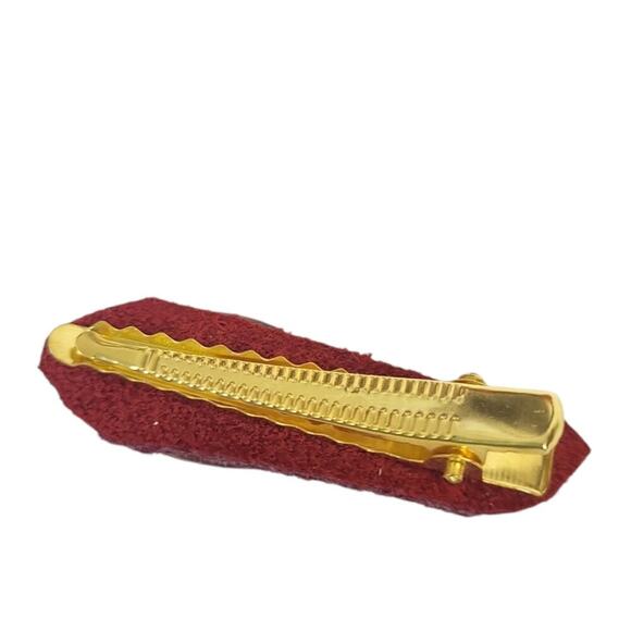 Camo Gold Plated Hair Clip - Picture 2 of 3